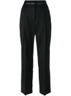Givenchy High Waist Trousers, Women's, Size: 38, Black, Wool/acetate/silk/polyester