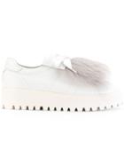 Kennel & Schmenger Fur Sneakers - White