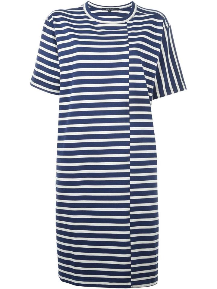 Sofie D Hoore Striped Dress, Women's, Size: 38, Blue, Cotton