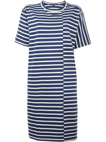Sofie D Hoore Striped Dress, Women's, Size: 38, Blue, Cotton