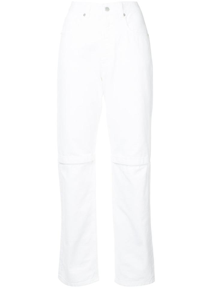 Christopher Kane Straight Trousers - White
