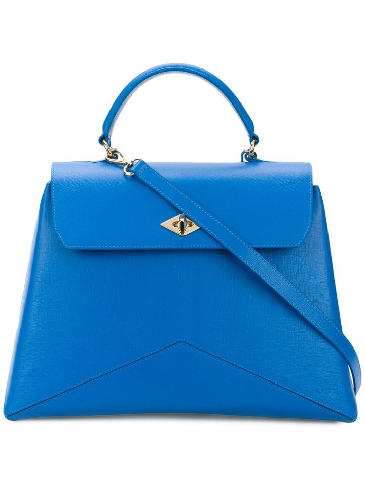 Ballantyne Geometric Detail Tote - Blue
