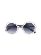 Jimmy Choo Eyewear 'gem' Sunglasses - Metallic