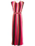 M Missoni Open Back Knitted Dress - Pink