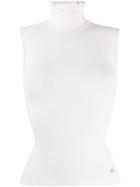 Chanel Pre-owned 2004's Turtleneck Blouse - White