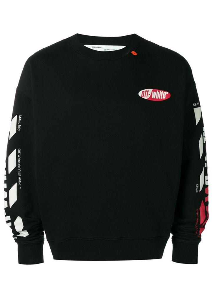 Off-white Arrow Print Sweatshirt - Black