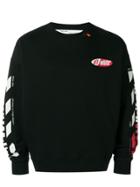 Off-white Arrow Print Sweatshirt - Black