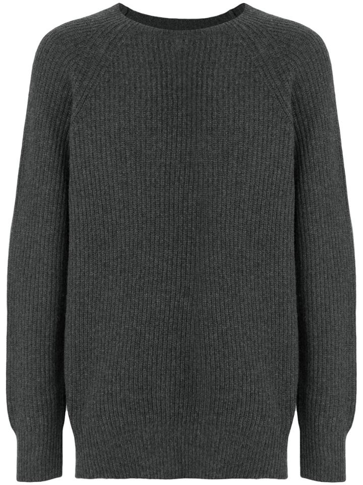 Ymc Urchin Knitted Jumper - Grey