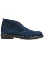 Valentino Valentino Garavani Lace-up Ankle Boots - Blue