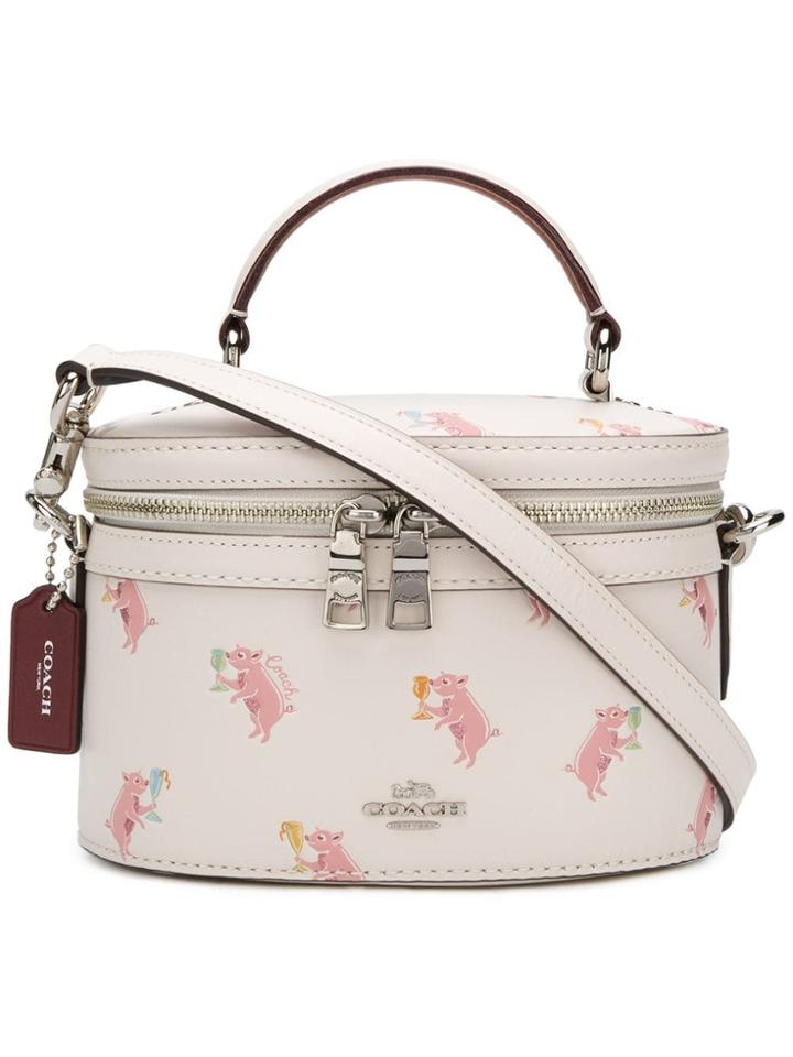 Coach Trail Bucket Bag - White