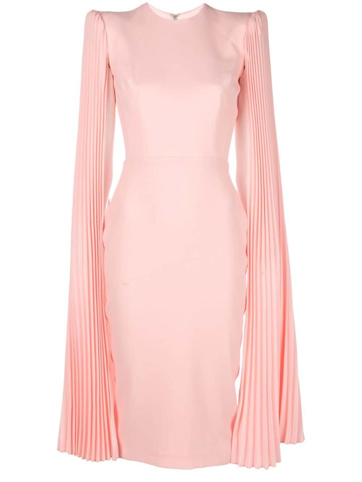 Alex Perry Nina Cape Dress - Pink