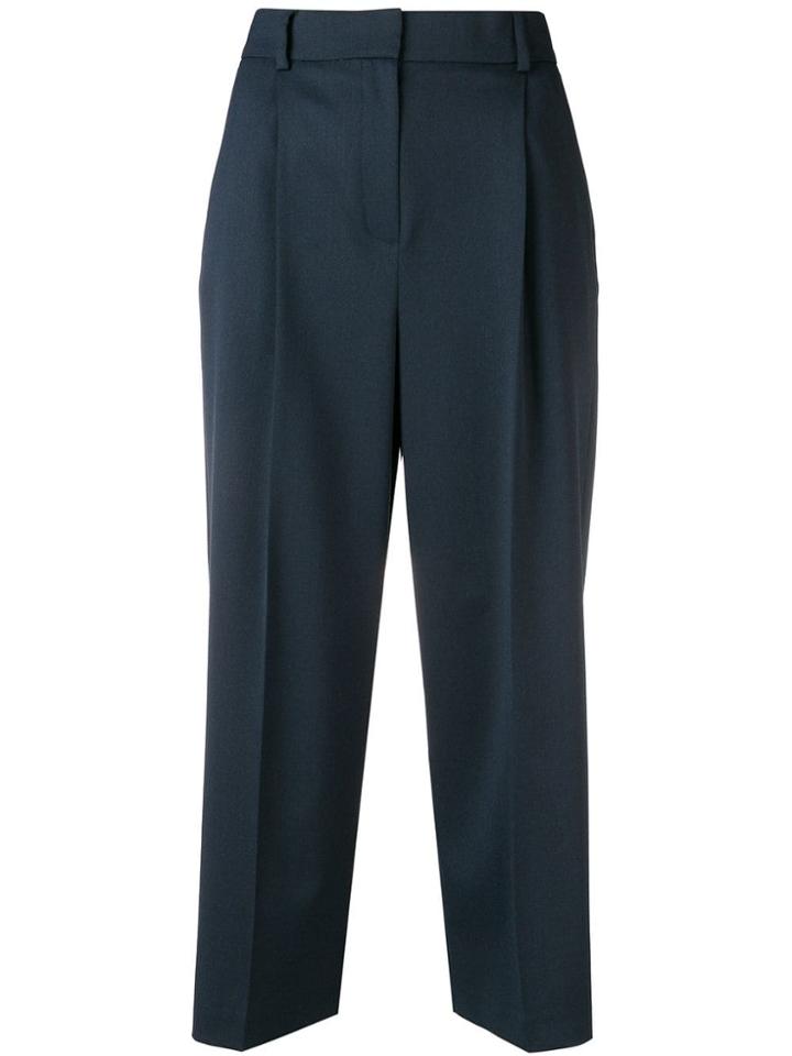 Calvin Klein Wide-leg Trousers - Blue