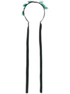 Marni Embellished Headband - Green
