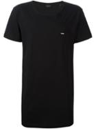 Diesel Scoop Neck T-shirt, Men's, Size: Large, Black, Cotton