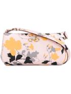 Salvatore Ferragamo Floral Print Shoulder Bag, Women's, Pink/purple