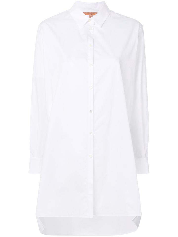 Ermanno Scervino Eyelet Detail Long Shirt - White