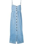 Nanushka Denim Maxi Dress - Blue