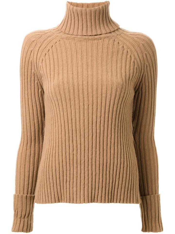 Erika Cavallini 'zenia' Pullover, Women's, Size: 40, Brown, Virgin Wool