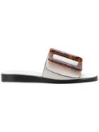 Boyy Upper Slide Sandals - White