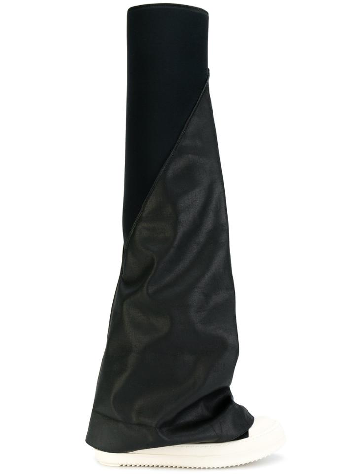 Rick Owens Drkshdw Flap Leg Boots - Black
