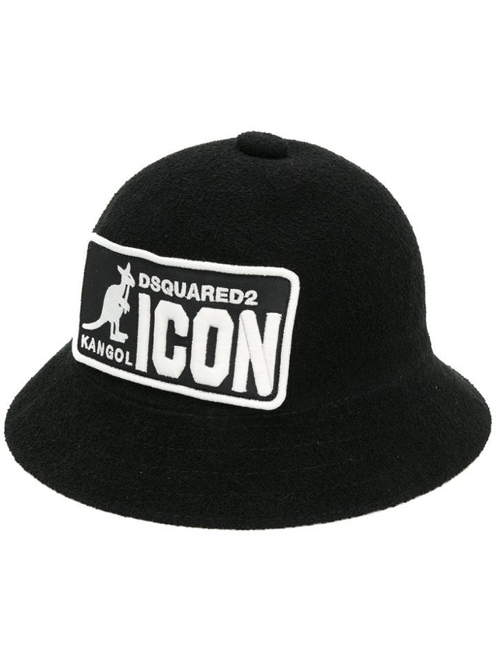 Dsquared2 Kangol Icon Hat - Black