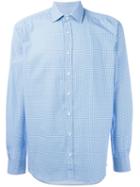 Etro Paisley Print Shirt, Men's, Size: Medium, Blue, Cotton