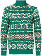 The Gigi Intarsia Knit Jumper - Green