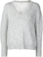 Ryan Roche V-neck Longsleeved Top