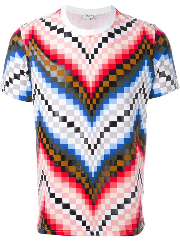 Kenzo Chevron T-shirt, Men's, Size: M, Cotton