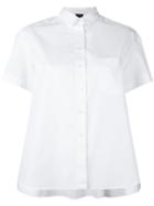 Aspesi Classic Short-sleeved Shirt, Women's, Size: 42, White, Cotton