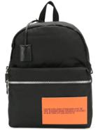Calvin Klein 205w39nyc Patch Detail Backpack - Black