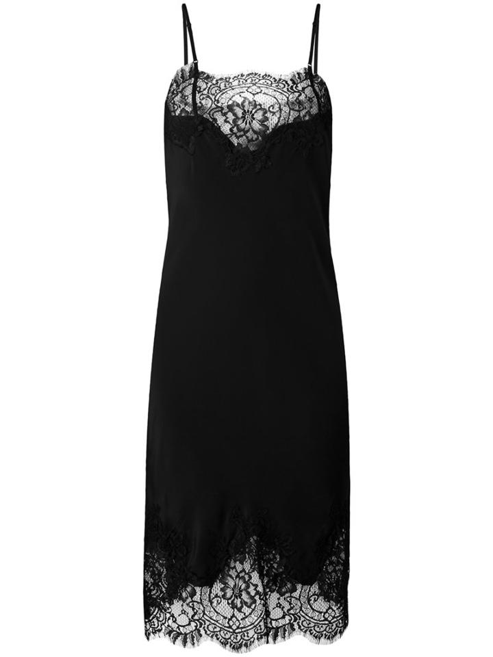 Gold Hawk - Coco Lace Dress - Women - Silk/cotton/nylon/viscose - Xl, Black, Silk/cotton/nylon/viscose
