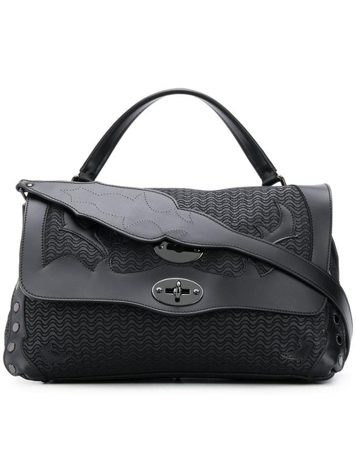 Zanellato Postina S Bag In Lakota Leather - Black