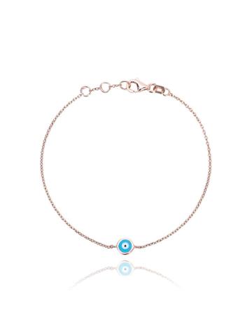 Alemdara Didem Eye Bracelet - Metallic