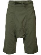 Nsf - Drop Crotch Shorts - Men - Cotton - M, Green, Cotton