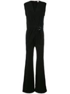 Michael Michael Kors Wrap Front Jumpsuit - Black