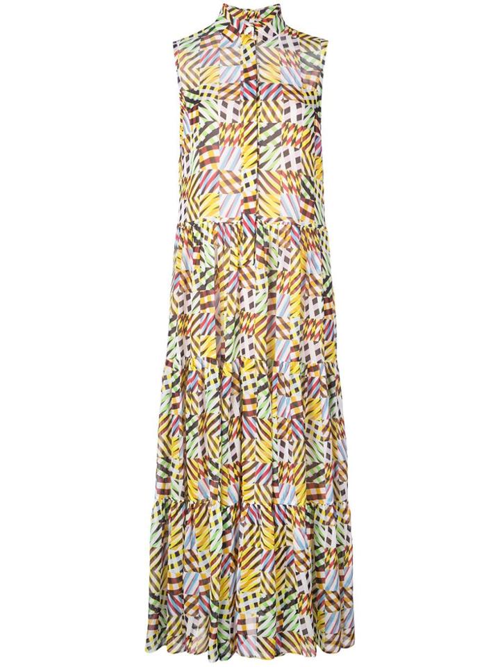 Akris Punto Silk Shirt Dress - Multicolour