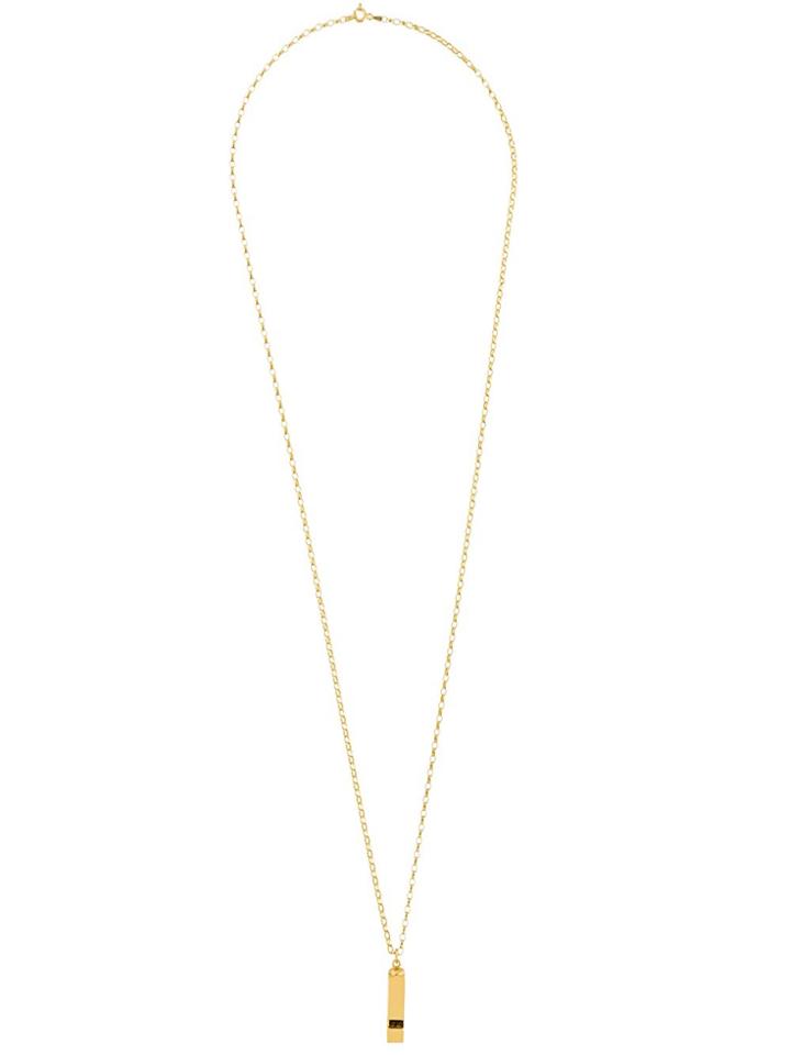 True Rocks 'whistle' Necklace - Metallic