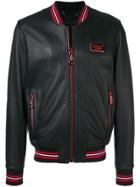 Philipp Plein Contrast Trim Jacket - Black