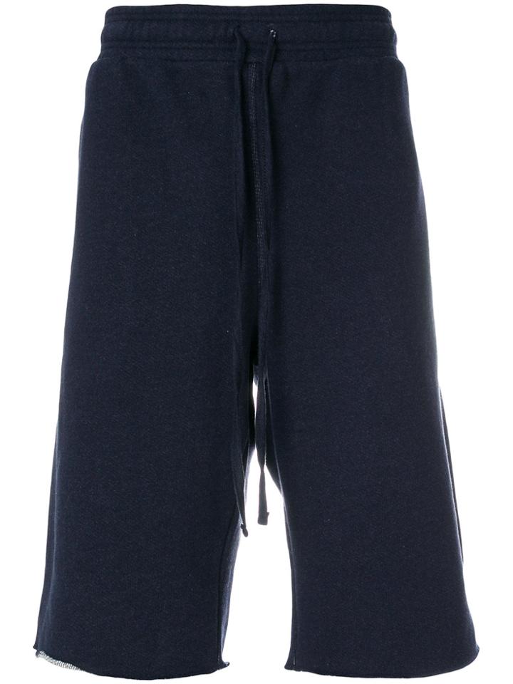 Ymc Drop Crotch Track Shorts - Blue