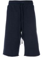 Ymc Drop Crotch Track Shorts - Blue