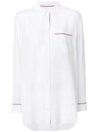 3.1 Phillip Lim Floral Embroidered Sheer Shirt - Black