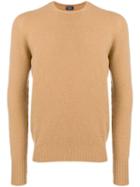 Drumohr Long-sleeve Fitted Sweater - Neutrals