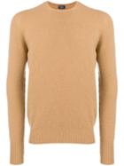 Drumohr Long-sleeve Fitted Sweater - Neutrals
