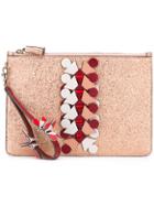 Anya Hindmarch Prism Large Pouch Clutch - Pink & Purple