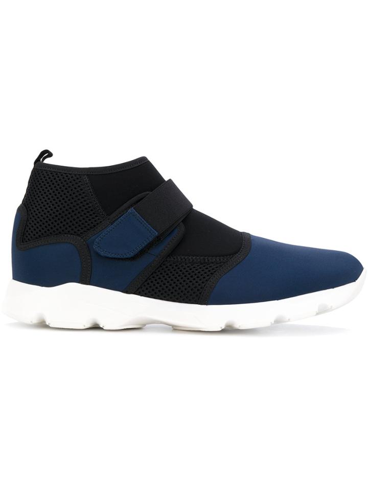 Marni Technical Fabric Sneakers - Blue