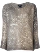Avant Toi Metallic Knit Pullover, Women's, Size: Xs, Yellow/orange, Polyamide/aluminium/virgin Wool