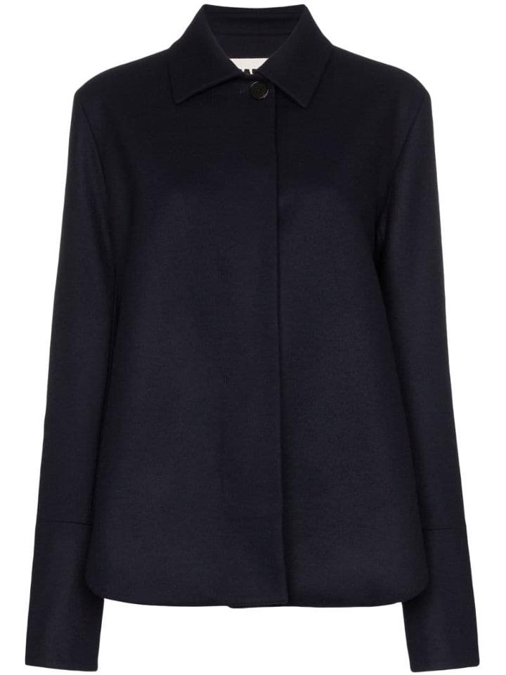 Jil Sander Collared Jacket - Blue