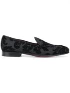 Dolce & Gabbana Pantofola Broccato Loafers - Black