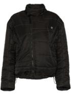 Gmbh X Browns Harris High Neck Embroidered Puffer Jacket - Black
